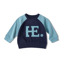 Jongens sweatshirts lente herfst tops voor kinderen lange mouw kinderen tees mode brief peuter t-shirts baby bovenkleding kleding l2405