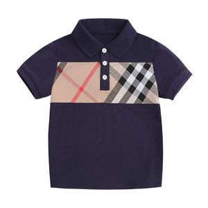 T-shirt d'été en coton pour garçons, vêtements à manches courtes, hauts pour enfants, vêtements pour bébés