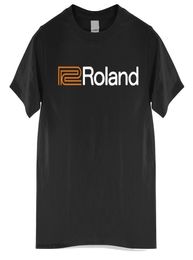Jongens tee Roland Piano Organen Zwarte T-shirt Zomer mode T-shirt Mannen Unisex Mannelijke Katoenen T-shirt Drop Children039s clo8447663
