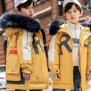 Jongens winterjas mode voor jongen dikker kinderkleding 6 8 10 12 jaar donsjack kind snowsuit kleding