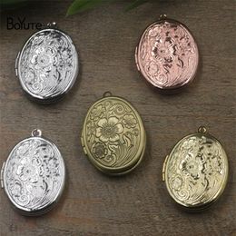 BoYuTe nouveau produit 10 pièces 23 29MM ovale Po médaillon flottant pendentif tout en laiton matériel bijoux Vintage Pendant256A