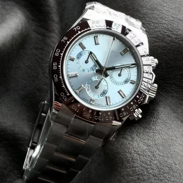 BP Factory Watch de haute qualité M116506-0002 Watch Fine Steel Case STRAP Céramique Cérame Sapphire Glass Miroir Diamond Hour Logo 7750 Mouvement mécanique automatique 40 mm