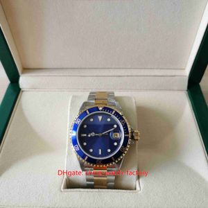 BP Factory Reloj para hombre Clásico 40 mm Vintage 16613 16613LB Esfera azul Relojes antiguos de dos tonos Asia 2813 2836 3135 Movimiento Relojes de pulsera mecánicos automáticos para hombres