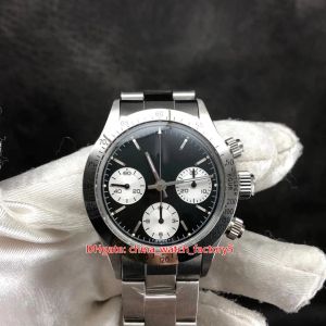 BP Maker topkwaliteit horloges Vintage 38mm Cosmograph Paul Newman Ref.6263 Chronograph Asia Eta 7750 Beweging Handwindende Mechanische heren Watch Heren Whe-polshorloges