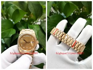 BP Topselling Uitstekende unisex Watch 18K geel goud 36 mm gele wijzerplaat 128238-0008 128238 Automatisch 2813 Mechanische stalen armband dames nieuwe versie horloges