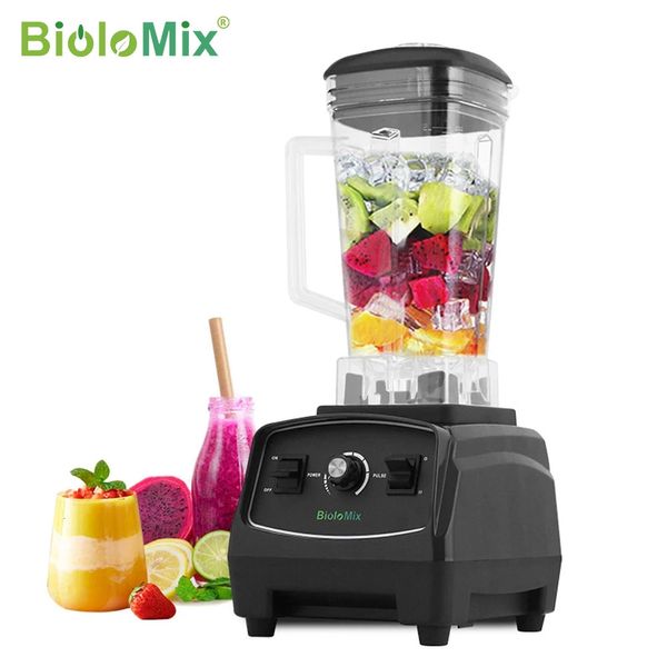 Sans BPA 3HP 2200W mélangeur de qualité commerciale robuste mélangeur presse-agrumes haute puissance robot culinaire glace Smoothie barre mélangeur de fruits 240104