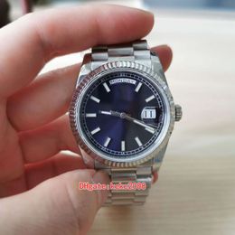BPF 118239 36mm relojes para hombre reloj azul Dial Acero inoxidable 316L Zafiro 2813 Movimiento Automático mecánico mujer hombre unisex relojes de pulsera