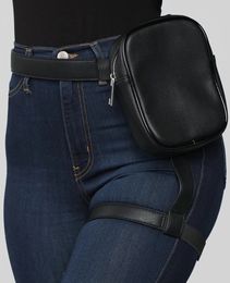 BQ mode INS tendance élégant femmes taille jambe ceinture en cuir Cool fille sac Fanny Pack pour randonnée en plein air moto 240103