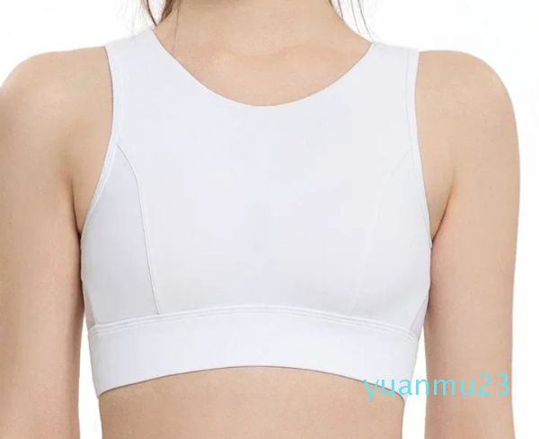 Soutien-gorge à fort Impact, sous-vêtements de sport pour femmes, Push Up, débardeur, dos croisé, maille ajourée, chemisier de Fitness respirant