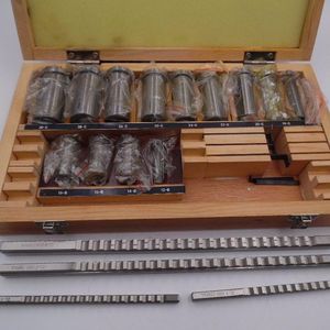 Braadspit Spiebaan Broach Set 22 stuks Metrisch Maat B Type 4mm 5mm + C Type 6mm 8mm 13pcs Bushuls 5pcs Shim Kit Metalwoking Tool