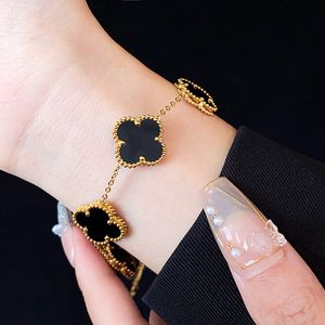 Braccialetto di Design Charmel Bracelet Internet Celebrity Fashion Sieraden 18K Gold Titanium stalen kleur dubbelzijdige armband groothandel van hoogwaardige sieraden