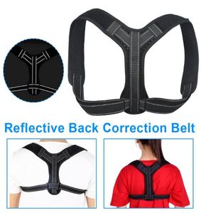 Orthèse ceinture de soutien réglable dos Posture correcteur clavicule colonne vertébrale dos épaule lombaire Posture Correction9858342