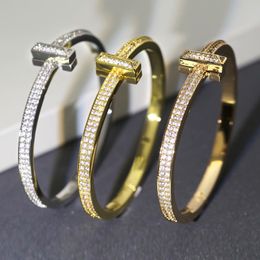 bracelet bracelet plaqué or 18 carats 3 styles chaîne de bracelet bijoux lettre U bracelet de créateur bracelet en acier titane plaqué or ensemble cadeau non allergique