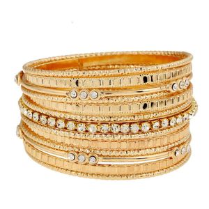 Bracelet Bangle Designer mode multilayer gouden Sliver kleur armbanden armbanden voor vrouwen merk rrhinestone sieraden femininas Indian