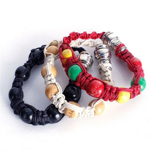 Pulsera de cuentas para pipa de fumar para pipas de metal de tabaco.