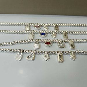 Bracelet chaîne 2021 galvanoplastie originale européenne et américaine 925 argent léger luxe Uno De 50 Festival de vacances bijoux cadeau
