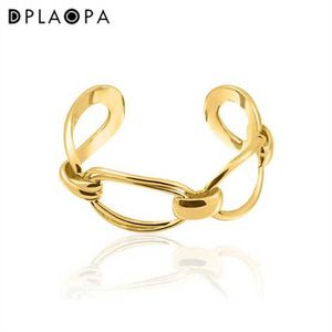 Armbandketen Dplaopa 925 verzilverde bangle verstelbare grote dikke dikke grote sieraden pulsera originele luxe vrouwen bruiloft