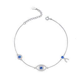 Pulsera Cadena Kaletine Lucky Evil Eye s para mujer Regalo de Plata de Ley 925 de lujo Niña Niños Joyería de Turquía