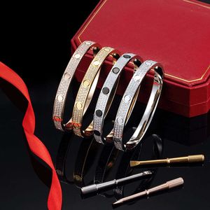 pulseira designe titânio aço kartier geração chave de fenda pulseira rosa ouro alta edição artesanato mantianxing amor casal pulseira designer pulseira