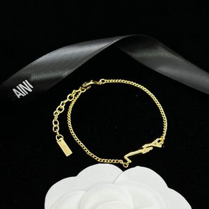 Bracelet Designer sieradenarmband voor vrouwen en mannen openen armband merk vergulde verzilverd verzilverd vrouwelijk dames feest geschenk eenvoudig