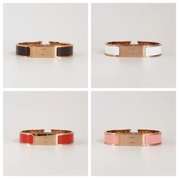Bracelet Designer Luxury en acier inoxydable en acier or boucle bracelet de mode de mode pour hommes et femmes 17cm 19cm