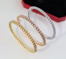 Bracelet Designer Men s Bracelet Chain Bracelet Sells European Ladies Gold Bracelet Bijoux de luxe Rivet Rose Gold Bracelet Classic Female Bijoux
