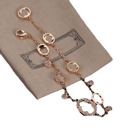 Bracelet de créateur avec attaches en cuivre Rose, chaîne de bijoux pour fête de mariage