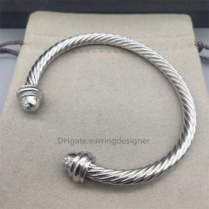 armband in armbanden Armband luxe bedelarmband dames ontwerper Gesp sieraden vrouw Sterling Zilver met 18k Geel Verguld