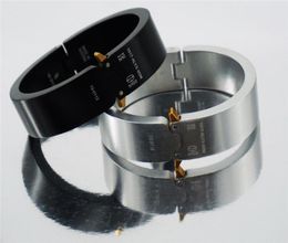 Bracelet Lover Couples Letters décontractés Streetwear Style fonctionnel ALLIAM ALLIAGE ALYX Bangles Bangle7000997
