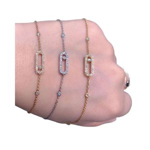 Bracelet Messis Designer De Luxe Mode Femmes Bracelet Lumière De Luxe Petite Foule Coulissante Cadeau De La Saint-Valentin Pour Les Meilleurs Amis