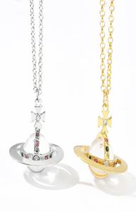 Bracelet kettingontwerper sieraden diamantencrusted ketting voor mannen en vrouwen licht luxe highgrade trui keten hanger3281275