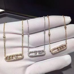 armband kettingen voor vrouwen zilveren designer sieraden set 18K goud beweegbare volledige diamanten armband unisex mode feest kerst huwelijksgeschenken verjaardag meisjes verkoop