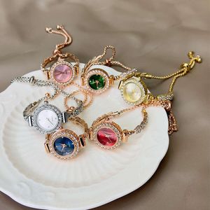 Armbandenset Dames quartz mode-legering diamanten slangvormig horloge