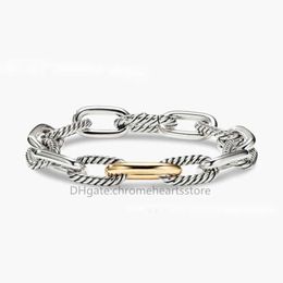 Pulsera Simple y elegante Cadena Madison Tejido Anillo de cuerda trenzada Pulseras Joyería de diseñador Mujeres Accesorios de lujo Cadenas Moda 19 CM 21 CM Brazaletes Regalo