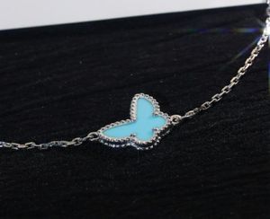 Armband turquoise vlinder designer armband 925 zilver materiaal CNC gesp mooie vorm dames feestsieraden luxe87913248969354