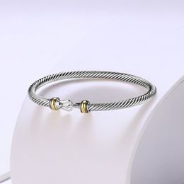 Bracelet Twist Classic Bracelet Designer Womens Fashion Gold Sier Diamond Popular Jewelry Party Wedding Gift Wholesale Dhgate