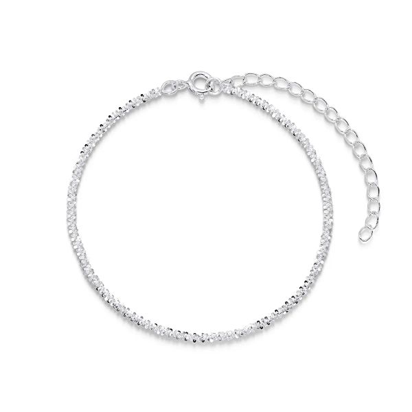 Bracelets 2023 Fashion Nouvelle chaîne de chou-fleur simple S925 Bracelet en argent Bracelet de style polyvalent Luxury Luxury Luxury Simple