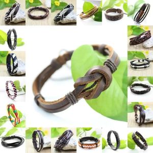 Bracelets 350 PCS/Lot breloques faites à la main Bracelets pour Femme ethnique Tribal Wrap Bracelet Bracelet Femme mâle Bracelet hommes Bracelet