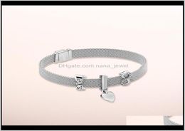 Armbanden 925 Sterling Sier Rose Logo Reflection Crown Clip Eternal Charm voor stijl armbandet RVLEM BTZUJ24123535040648