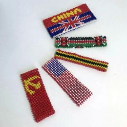 Bracelets ABL049, Personalizar el juego de maratón Osako Kenia Flag Miyuki Beads Elástica de cáñamo hecho a mano Hippy Men Mujeres que dirigen pulseras