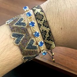 Bracelets BLUESTAR Bracelets ensemble chanceux coeur forme Bracelet ensemble pour femmes bijoux MIYUKI bracelet ensemble 2020 mode chaude tissé bijoux