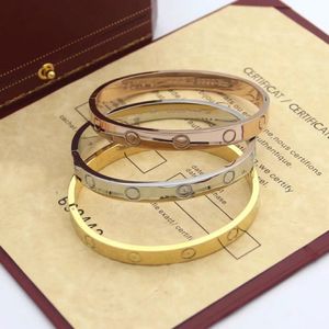 Armbanden Charm Charm Designer Armband Vrouw Titanium Stalen Armbanden Merk Bangle Sieraden voor Vrouwen
