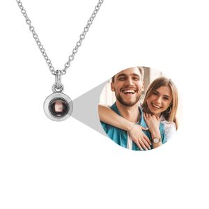 Armbanden Aangepaste fotoprojectiearmband Gepersonaliseerde fotoarmband Ketting Sleutelhanger Memorial Verjaardag Sieraden Cadeau voor dames Heren