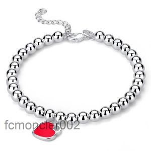 Bracelets Bracelet de créateur pour femmes, amour coeur, bijoux de luxe, argent, rouge, bleu, rose, chaîne en titane, créateurs B1PW