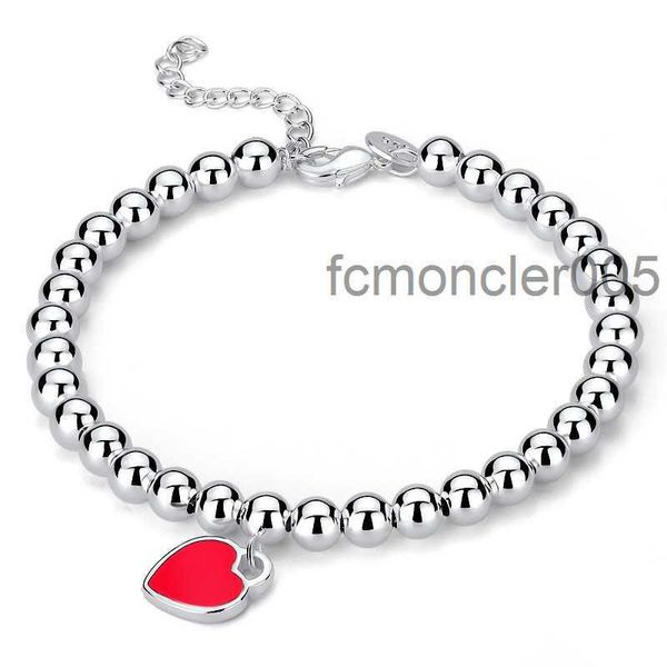 Bracelets Bracelet de créateur pour femmes Bracelet coeur d'amour bijoux de luxe argent rouge bleu rose chaîne en titane Designers FMNK