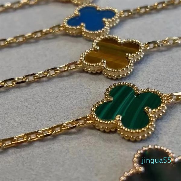 pulseras de diseñador para mujer para hombre para hombre diseñador de joyas brazalete de trébol de cuatro hojas pulsera de diamantes