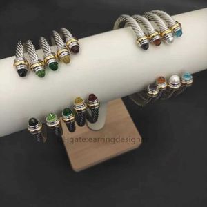 Bracelets diamant Designer 5mm américain pour marque Sier Double bijoux Bracelet qualité supérieure femmes cadeau de charme