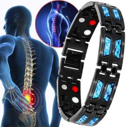 Bracelets Double Row Care Health Bracet Bracelet Perte de poids Perte antifatigue Bracelets pour hommes femmes arthritique soulagement de la douleur bijoux