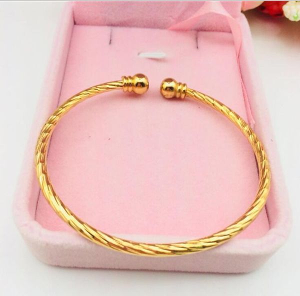 Bracelets en or pour hommes petit beau Dubai afrique Bracelet arabe charme filles inde Bracelet de cheville bijoux pour adulte cadeau d'anniversaire