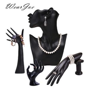 Bracelets élégant résine mannequin bingle d'oreille Bracelet Bijoux pendentif Collier d'affichage du support de support Modèle de buste MODIFICATION DES COMPTORS DE DÉCOR